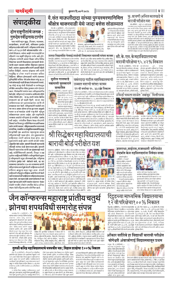 Parshvbhumi Daily News Paper